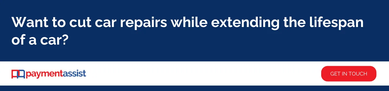 Banner image reading “Want to cut car repairs while extending the lifespan of a car?”, linking cost of living pressures to smarter car maintenance choices.